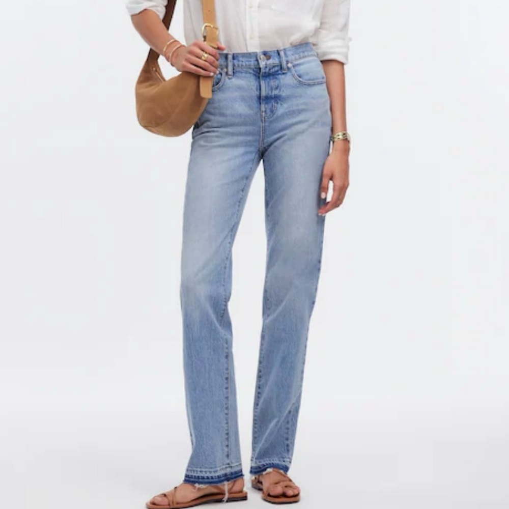 Madewell 90’s straight mid-rise Jeans